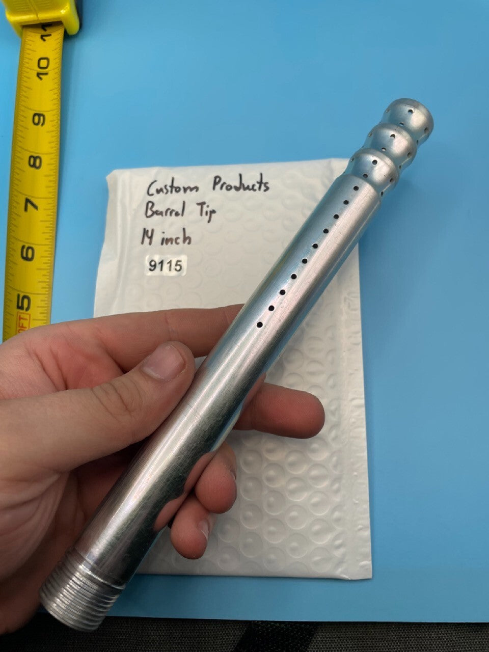 Custom Products Paintball Barrel Tip 14 inch