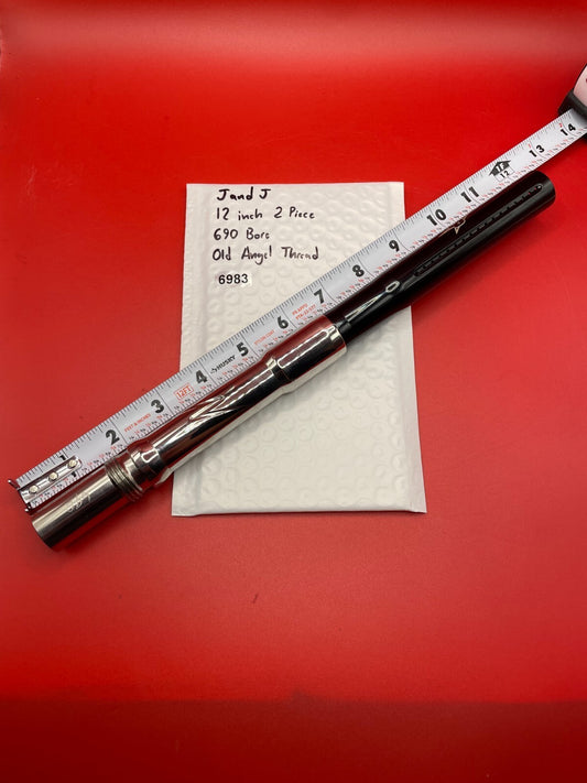 J and J 12 inch 2 Piece 690 Bore Old Angel Thread