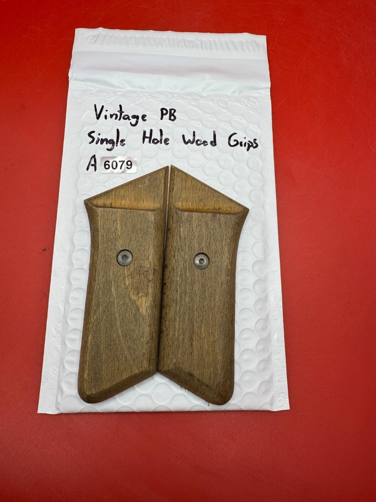 Vintage PB Single Hole Wood Grips