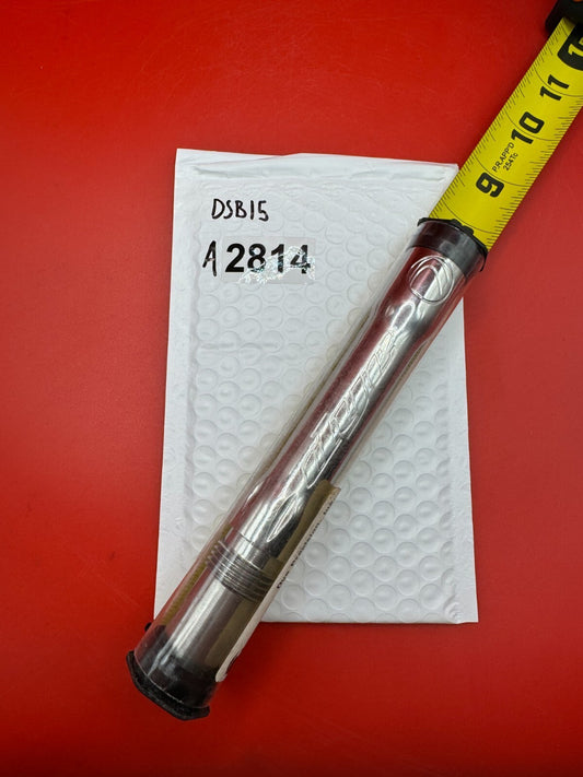 Dye SS Angel Threaded .688 Paintball Barrel Back - used paintball barrel back - red anno/silver