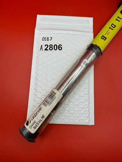 Dye SS Angel Threaded .688 Paintball Barrel Back - used paintball barrel back - silver/red anno
