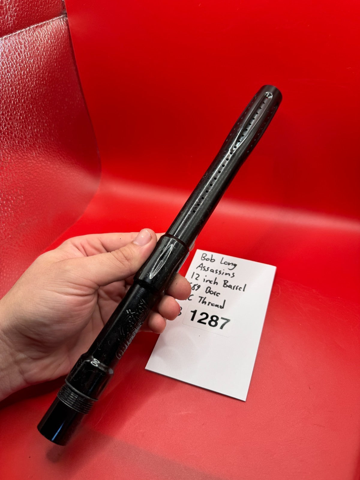 Bob Long Assasins 12 inch Paintball Barrel 689 Bore AC Thread