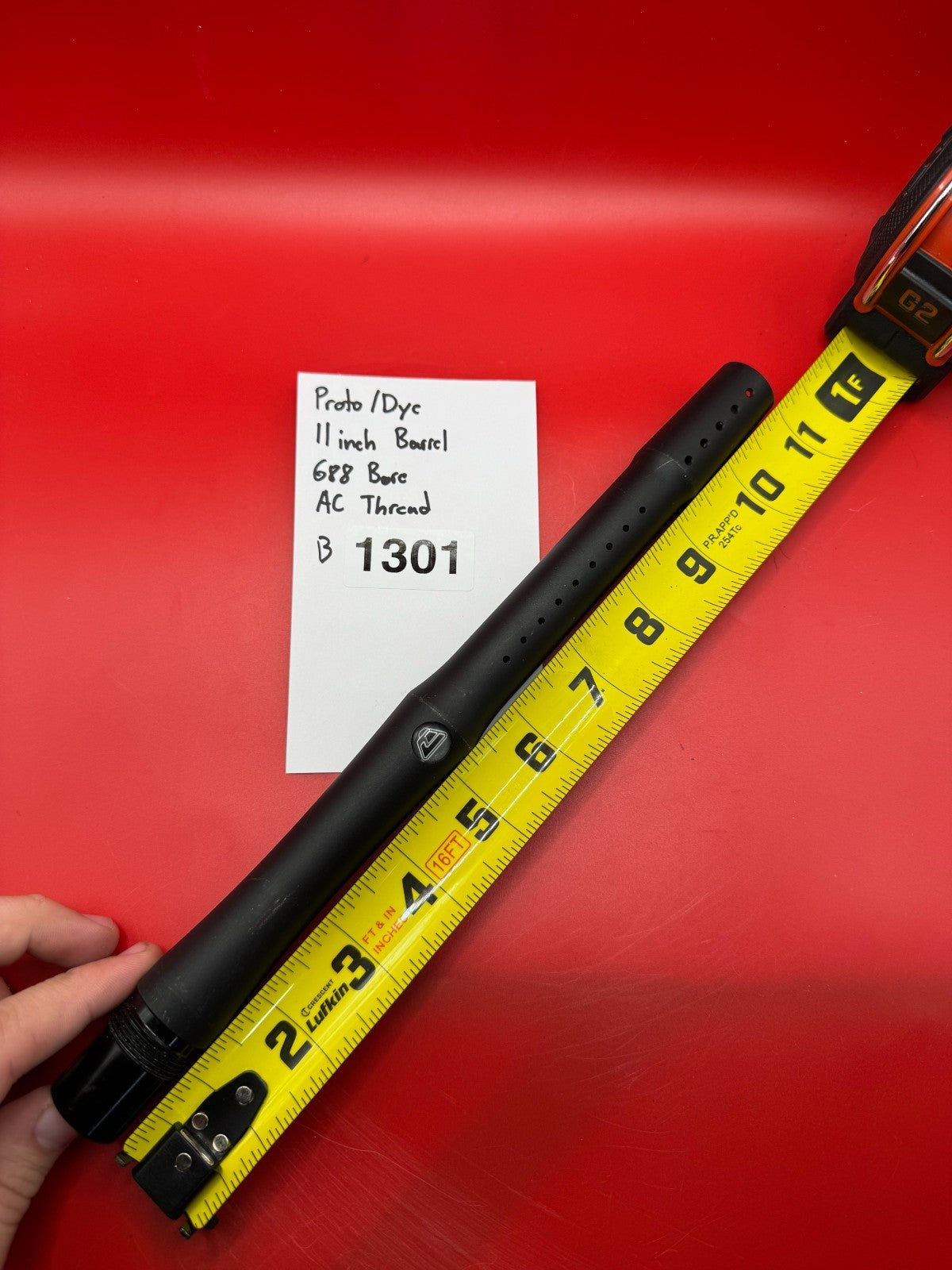 Proto/Dye 11 inch Paintball Barrel 688 AC Thread