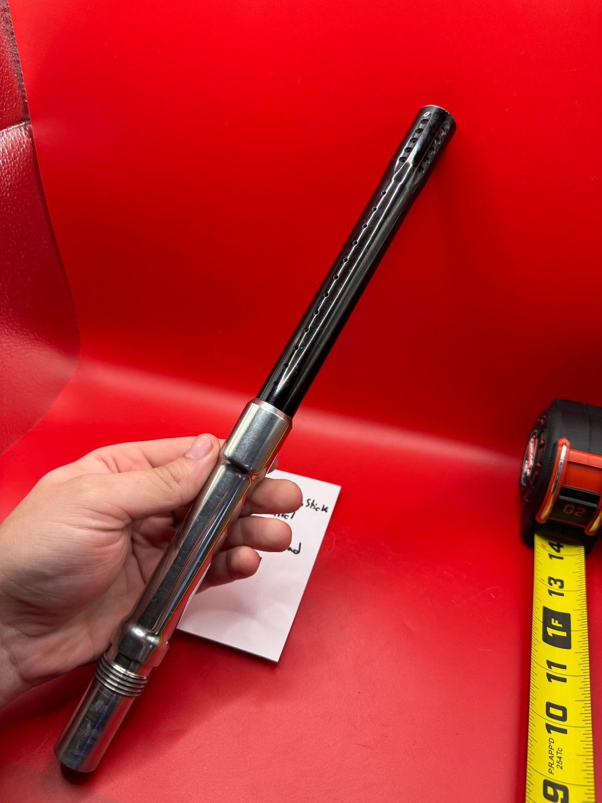 Dye Stainless Boom Stick 14 inch Barrel 688 Bore Old Angel Thread