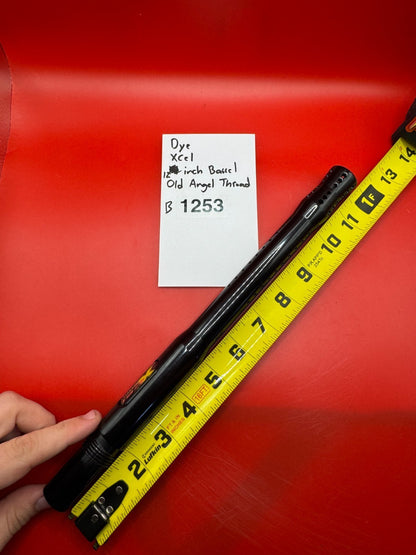 Dye Xcel 12 inch Paintball Barrel Old Angel Thread