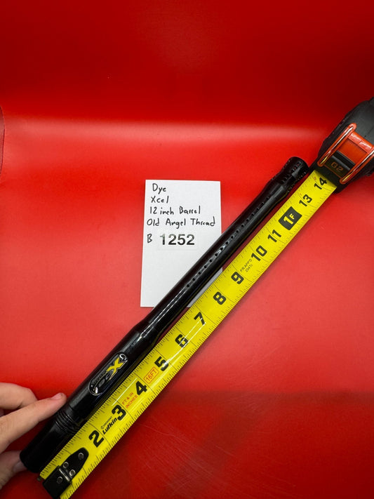 Dye Xcel 12 inch Paintball Barrel Old Angel Thread