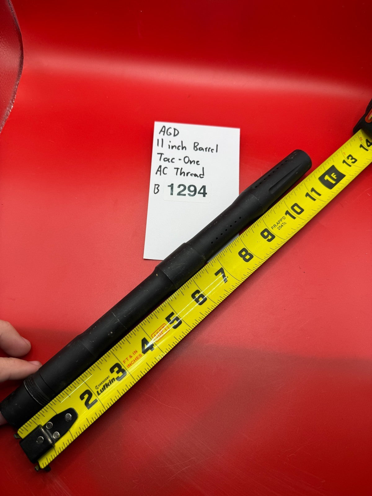 AGD 11 inch Paintball Barrel Tac - One AC Thread
