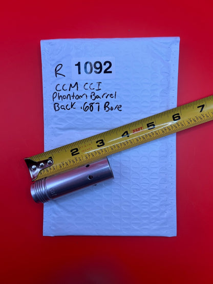 CCM CCI Phantom Paintball Barrel Back .687 Bore