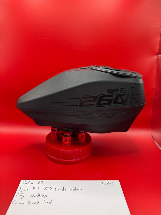 Virtue PB Spire R2 260  Loader - Black - Crown Speed Feed   - Fully Working