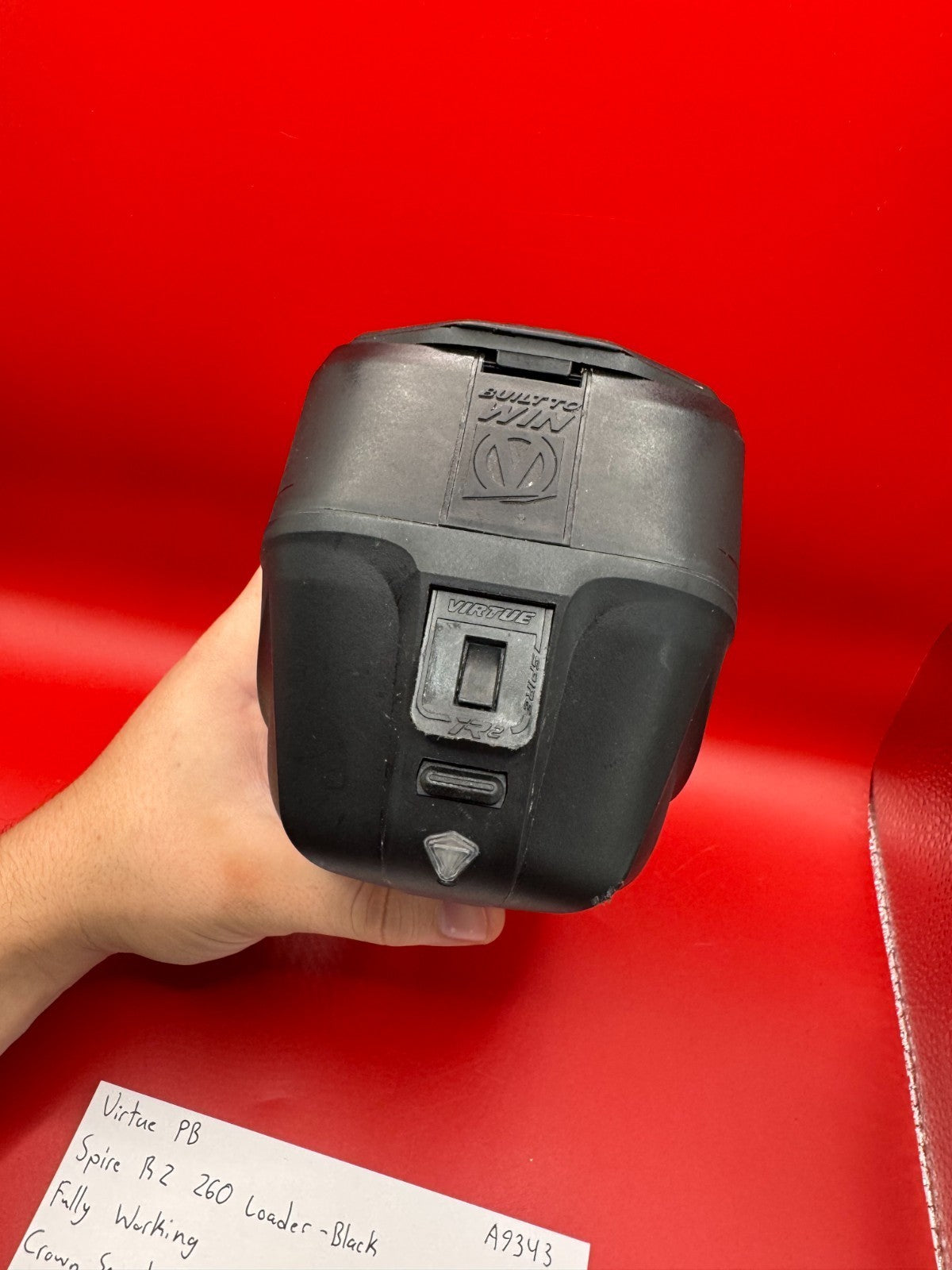 Virtue PB Spire R2 260  Loader - Black - Crown Speed Feed   - Fully Working