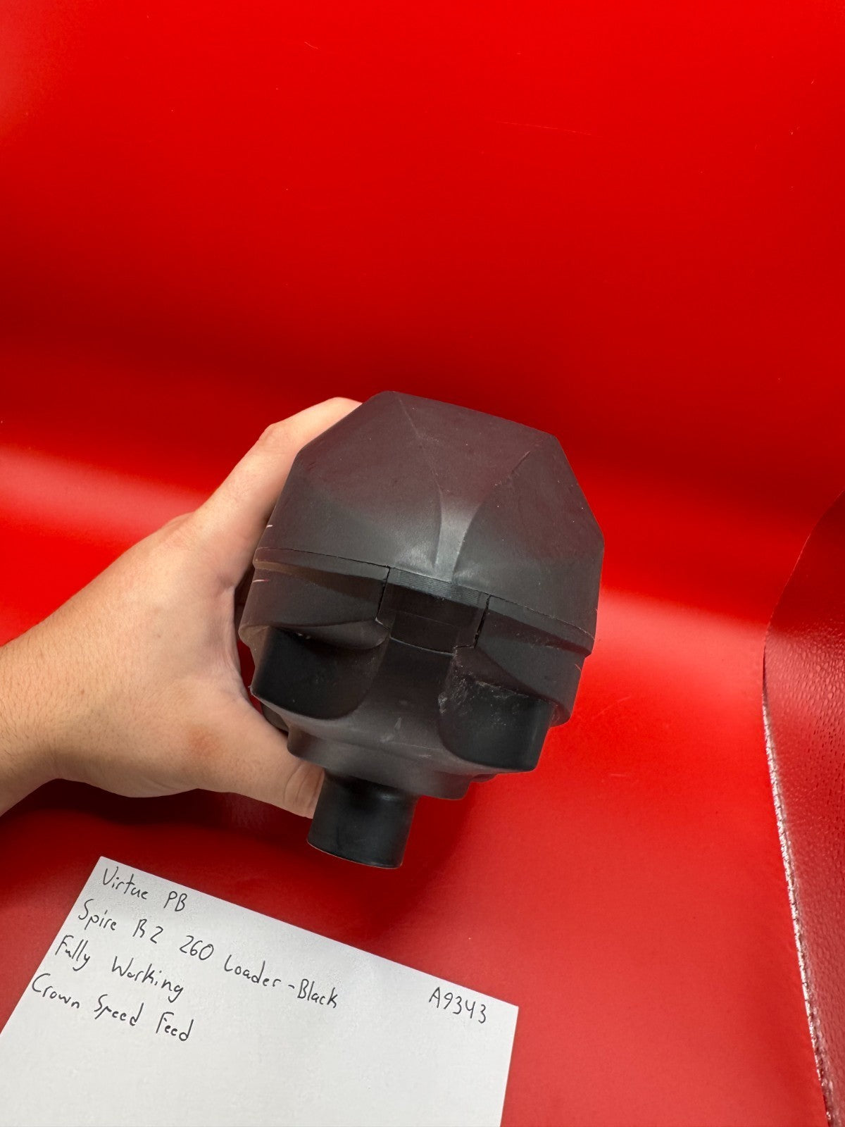 Virtue PB Spire R2 260  Loader - Black - Crown Speed Feed   - Fully Working