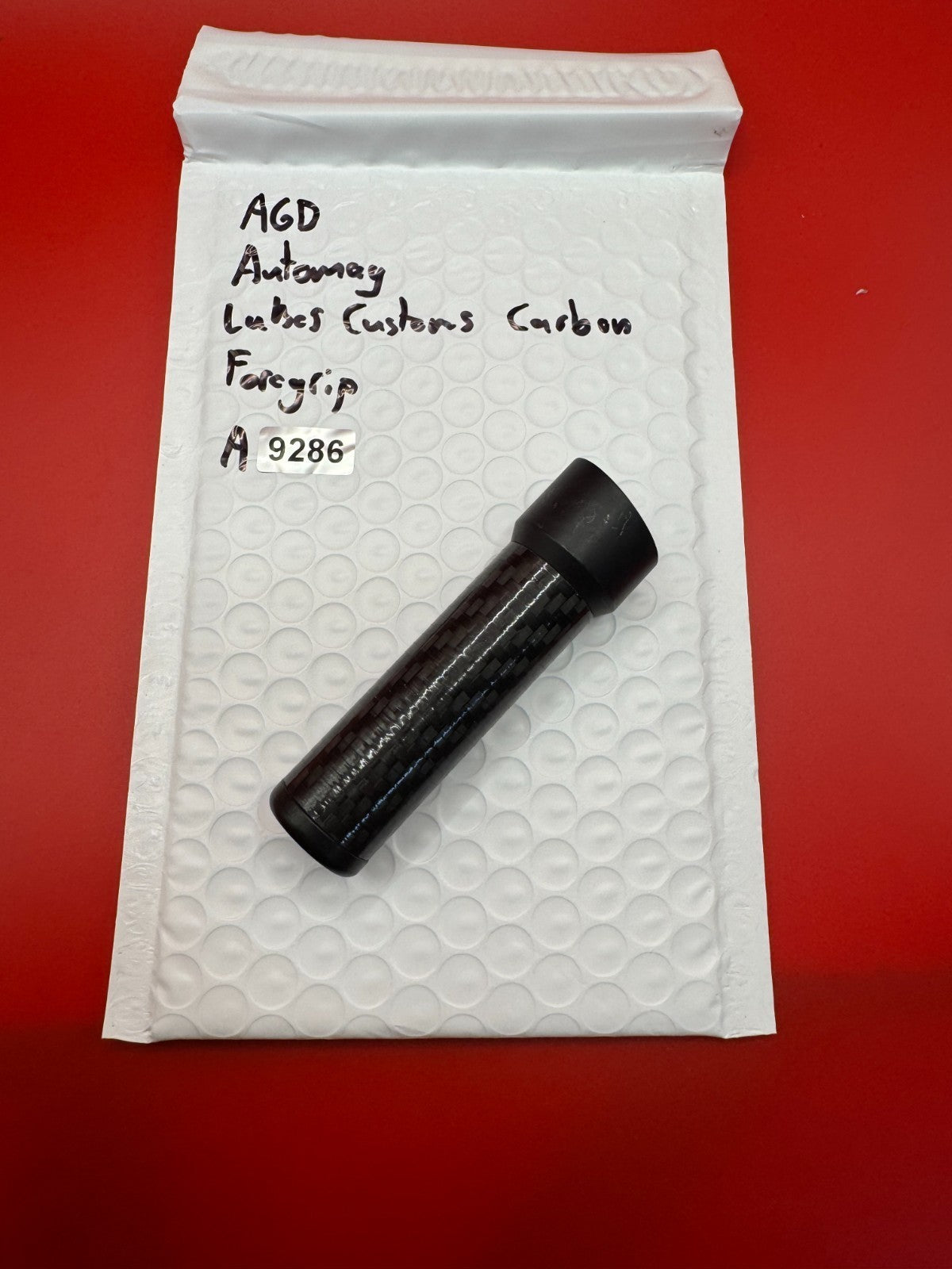 AGD Automag Lukes Custom Carbon Paintball Marker Front Grip