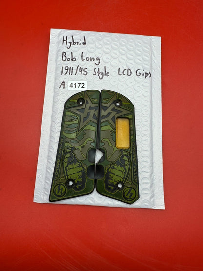 Hybrid Bob Long 1911/45 Style LCD Grips