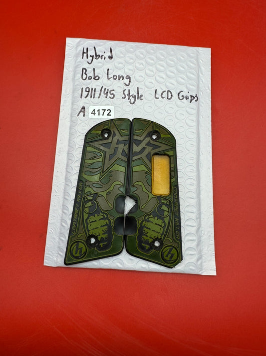 Hybrid Bob Long 1911/45 Style LCD Grips
