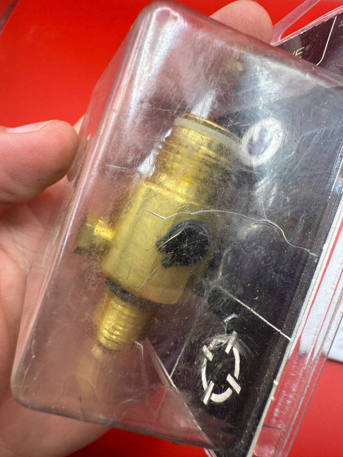 Smart Parts Smart Valve Tank Reg NOS - used paintball tank regulator - brass