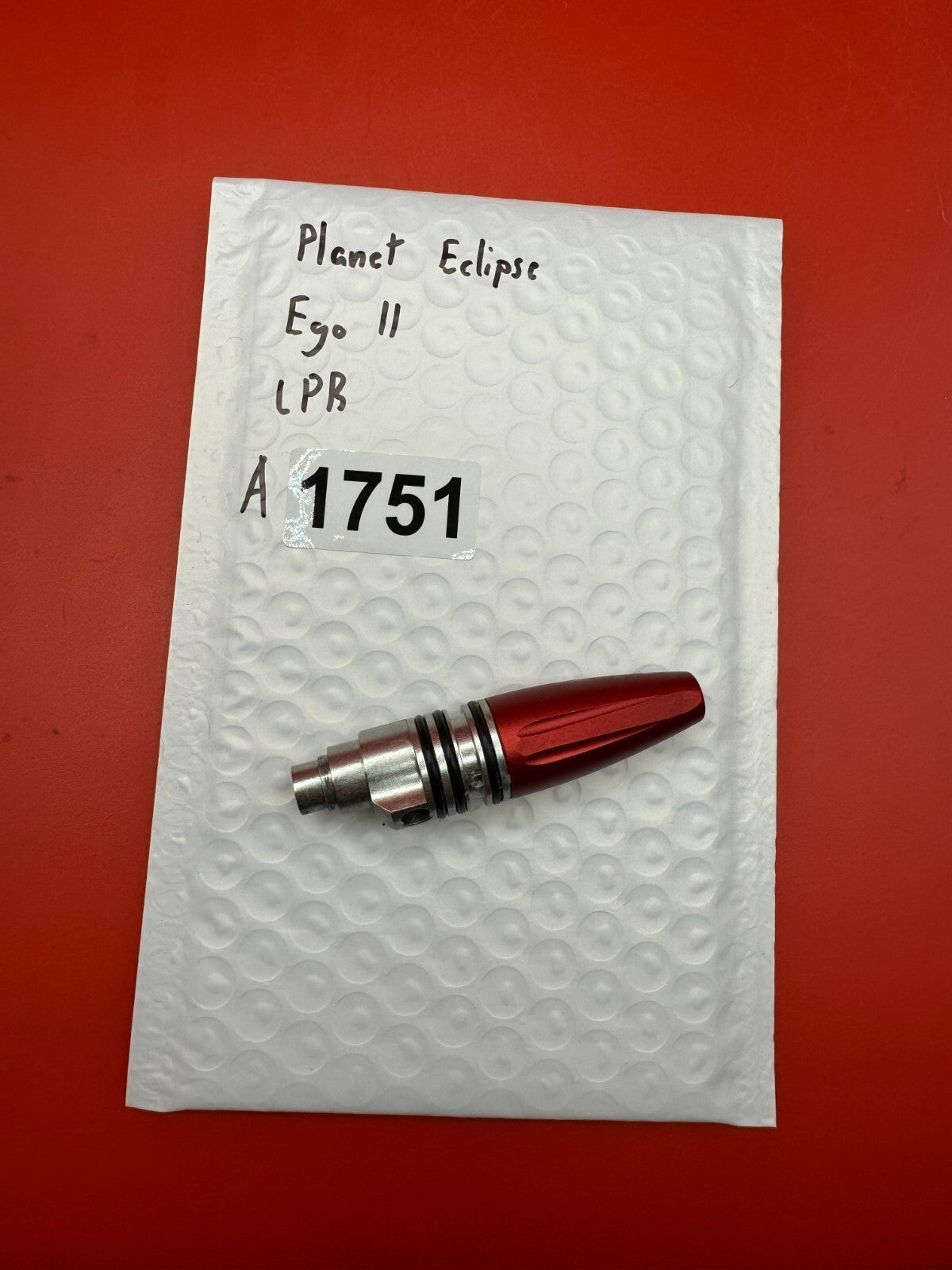 Planet Eclipse Ego II LPR - used paintball lpr - red anno / silver