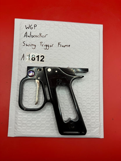 WGP Autococker Swing Trigger Paintball Marker Frame - used paintball trigger frame - black