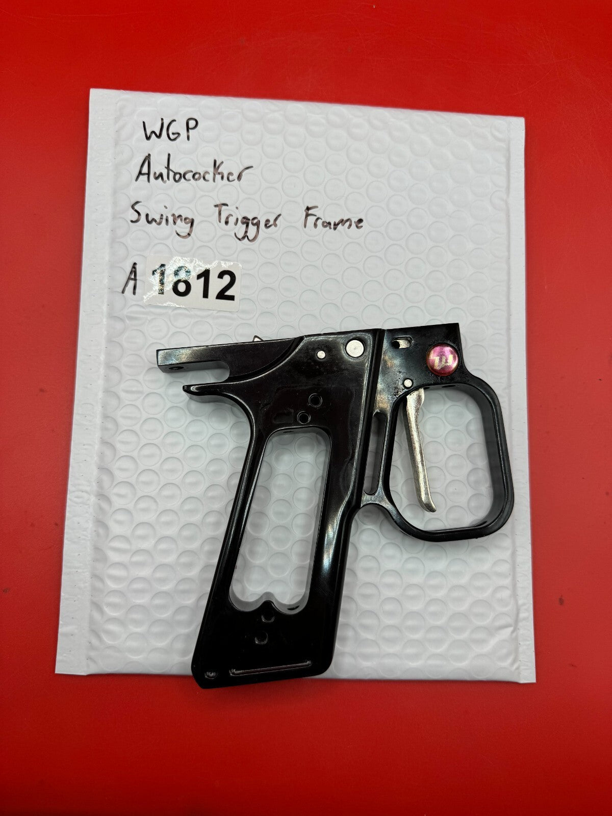 WGP Autococker Swing Trigger Paintball Marker Frame - used paintball trigger frame - black