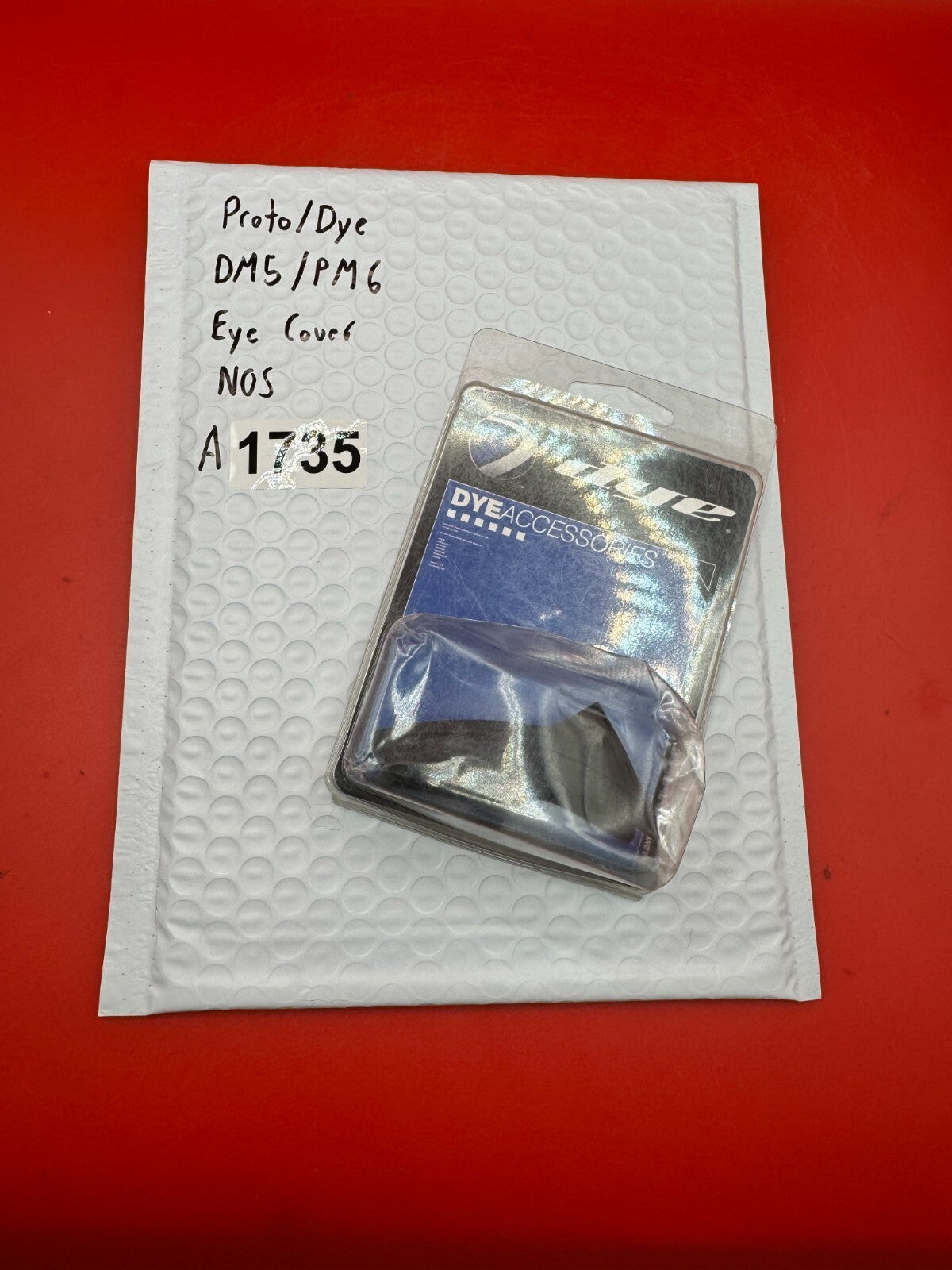 Proto/Dye DM5/PM6 Eye Cover NOS - used paintball eye cover / eye pipe - black