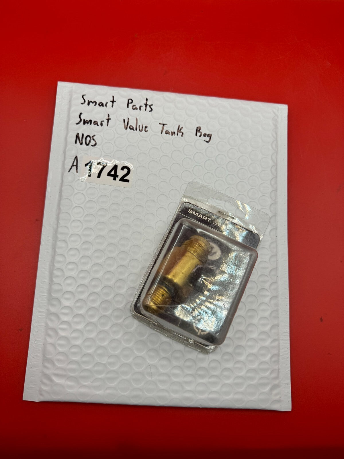 Smart Parts Smart Valve Tank Reg NOS - used paintball tank regulator - brass/gold
