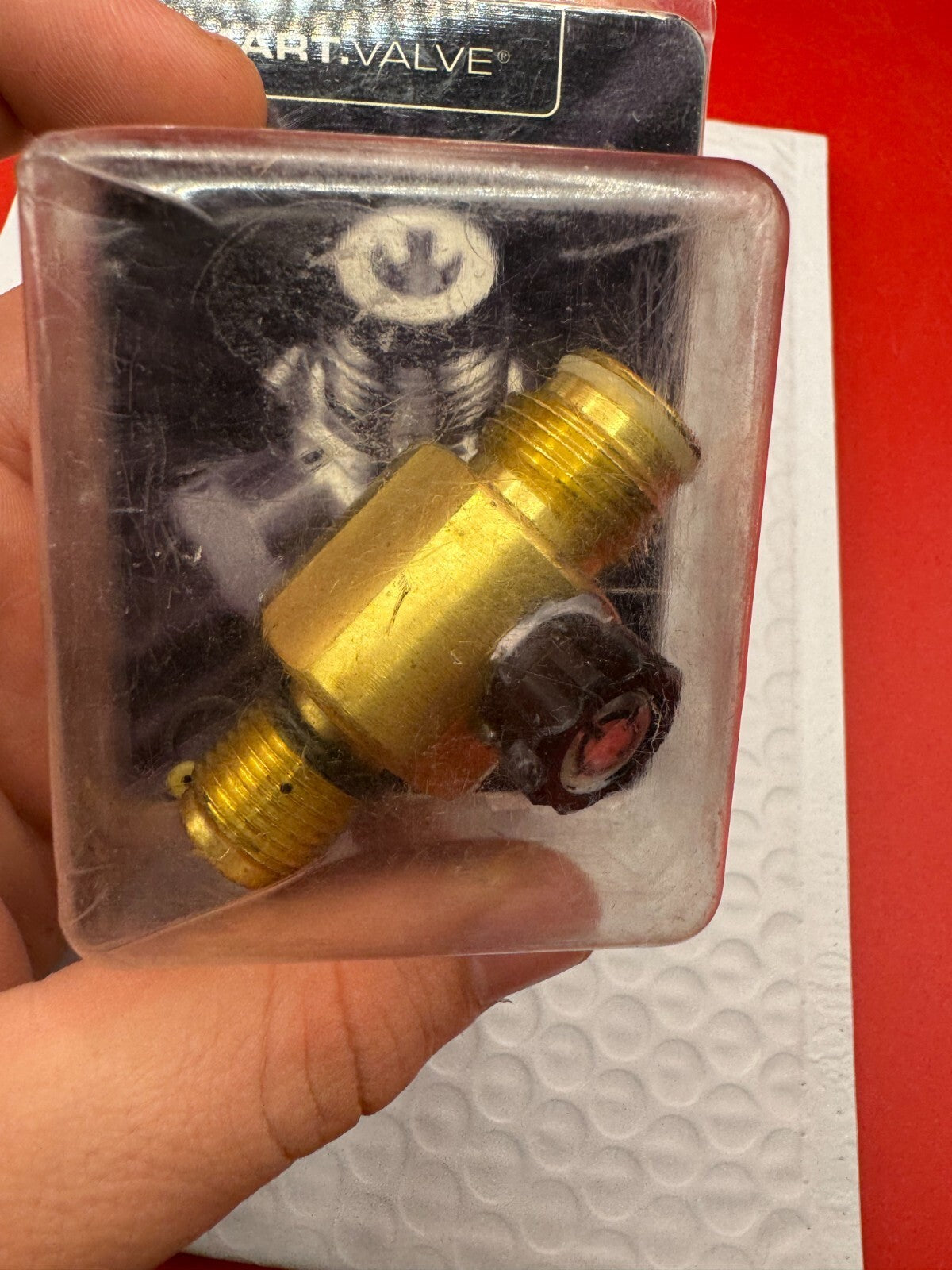 Smart Parts Smart Valve Tank Reg NOS - used paintball tank regulator - brass/gold