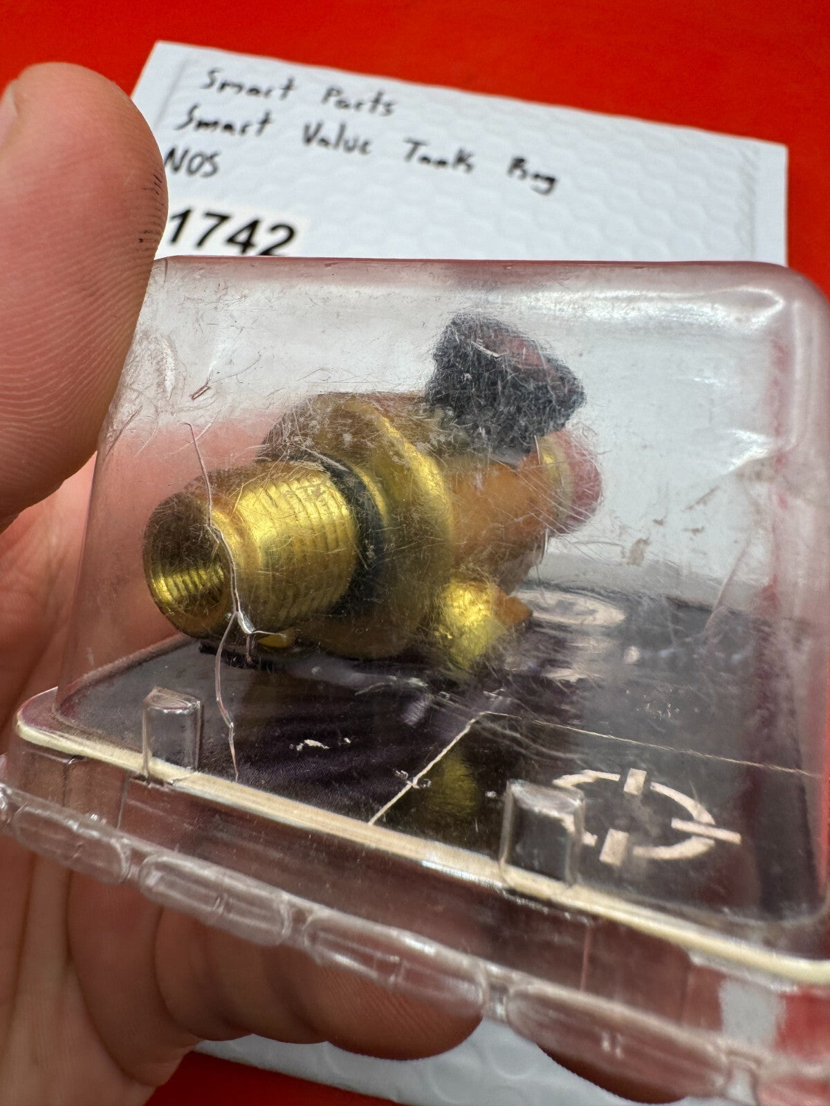 Smart Parts Smart Valve Tank Reg NOS - used paintball tank regulator - brass/gold