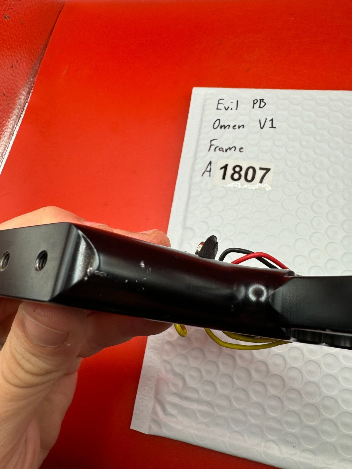 Evil PB Omen V1 Paintball Marker Frame - used paintball trigger frame - black