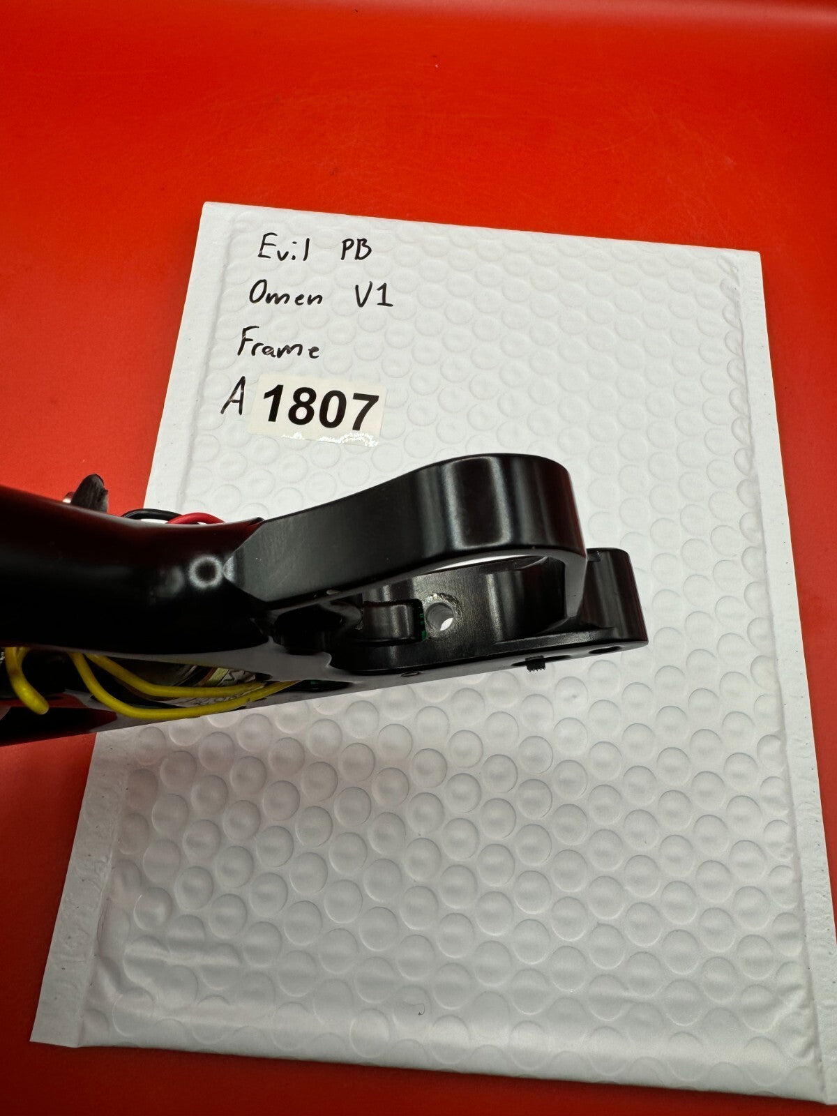 Evil PB Omen V1 Paintball Marker Frame - used paintball trigger frame - black