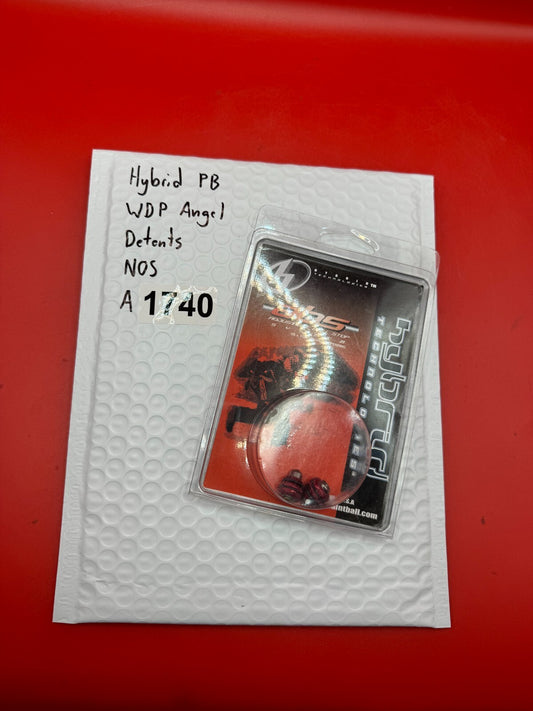 Hybrid PB WDP Angel Detents NOS - used paintball detents - red anno