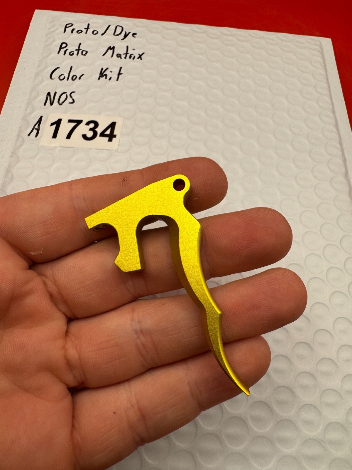 Proto/Dye Proto Matrix Color Kit NOS - used paintball color kit / accent parts kit - gold anno