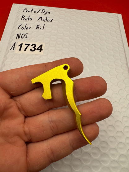 Proto/Dye Proto Matrix Color Kit NOS - used paintball color kit / accent parts kit - gold anno