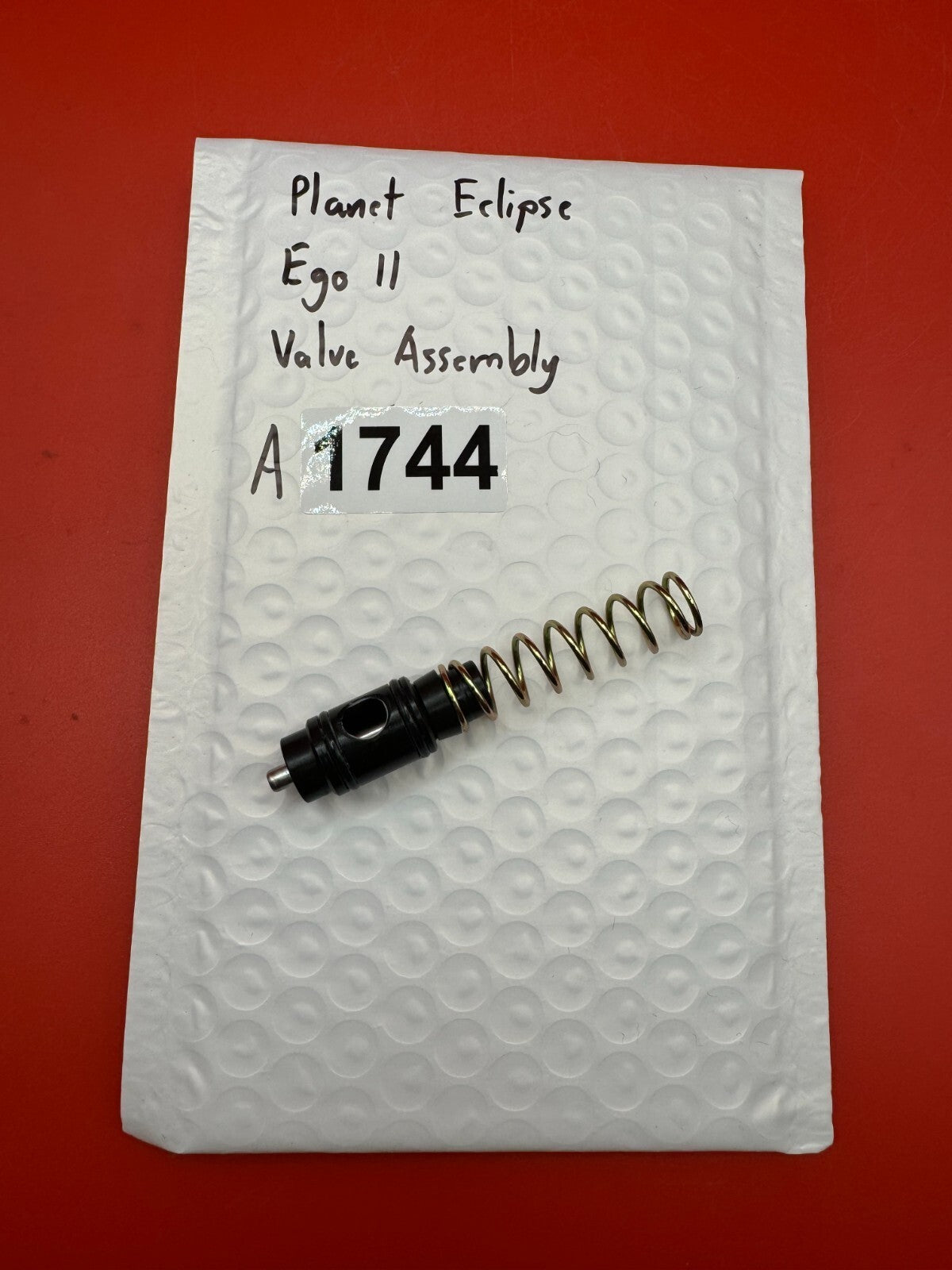 Planet Eclipse Ego II Valve Assembly - used paintball valve assembly - black