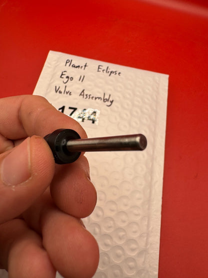 Planet Eclipse Ego II Valve Assembly - used paintball valve assembly - black