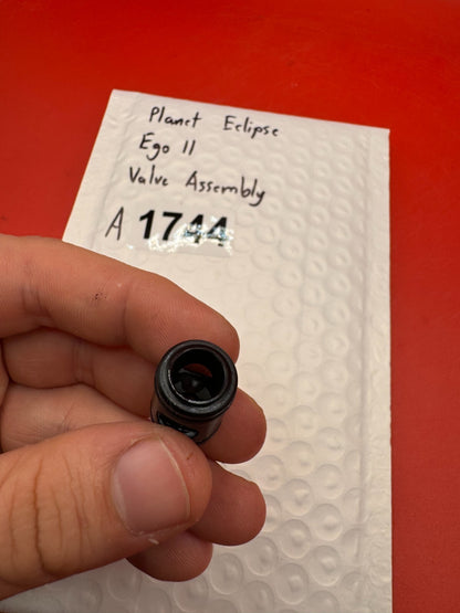 Planet Eclipse Ego II Valve Assembly - used paintball valve assembly - black
