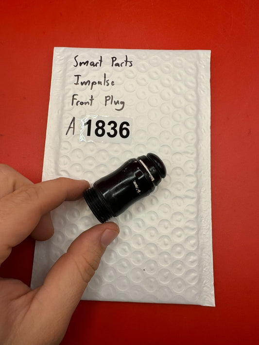 Smart Parts Impulse Front Plug - used paintball front plug - black