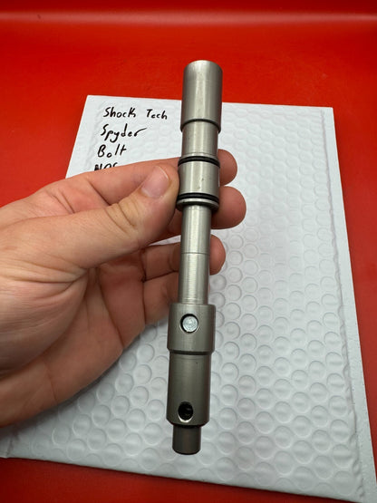 Shock Tech Spyder Bolt NOS - used paintball bolt - silver