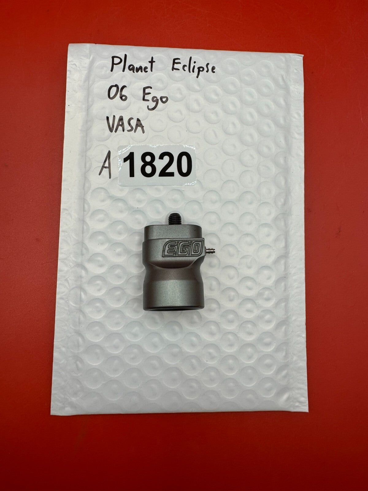 Planet Eclipse 06 Ego VASA - used paintball lpr (low pressure regulator) - gunmetal gray