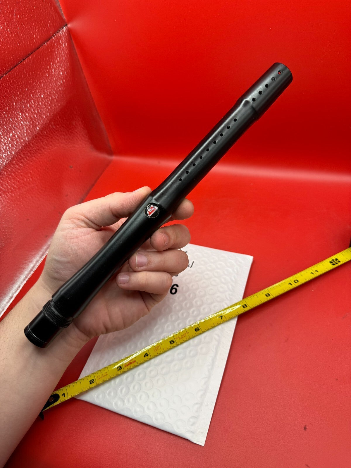 Proto/Dye 11 Inch Paintball Barrel AC Thread - used paintball barrel - black