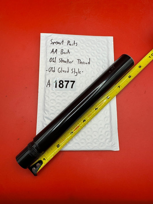 Smart Parts AA Back Old Shocker Thread -Old Glued Style- - used paintball barrel back - black
