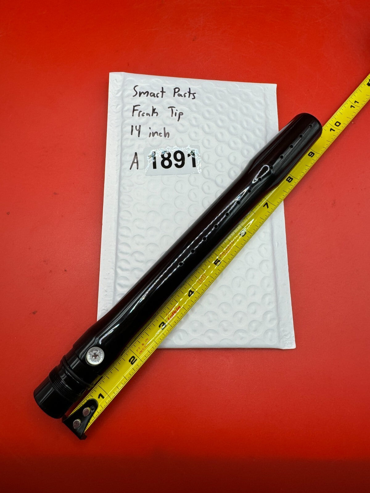 Smart Parts Freak Tip 14 Inch - used paintball barrel tip - black