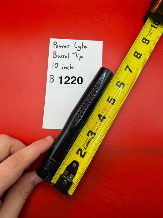 Power Lyte Paintball Barrel Tip 10 inch