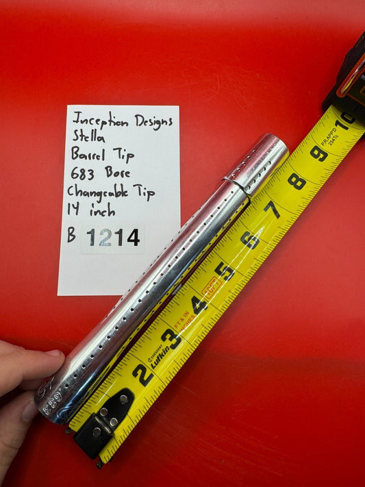 Inception Designs Stella Barrel Tip 683 Bore Changeable Tip 14 inch