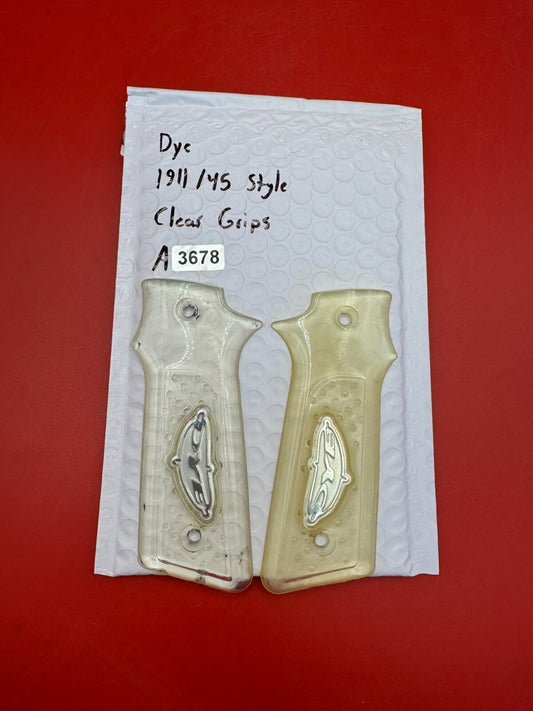 Dye 1911/45 Style Clear Grips