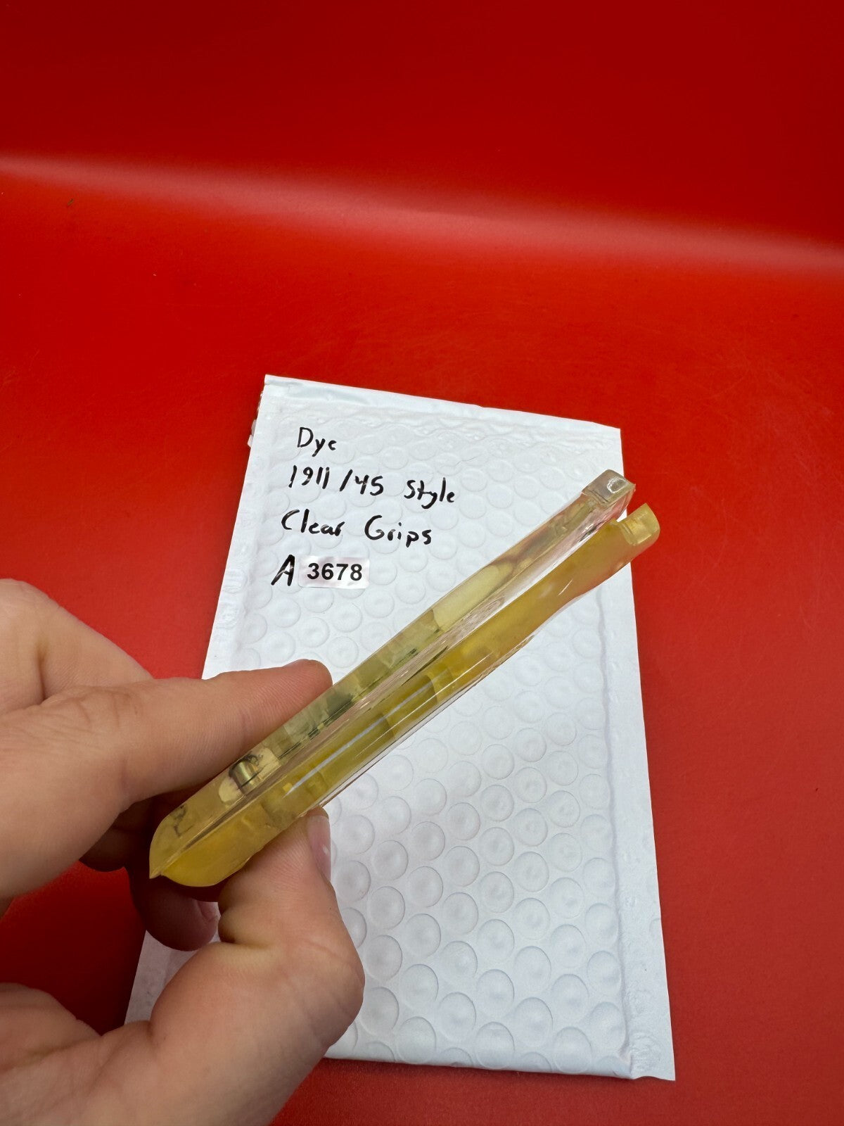 Dye 1911/45 Style Clear Grips