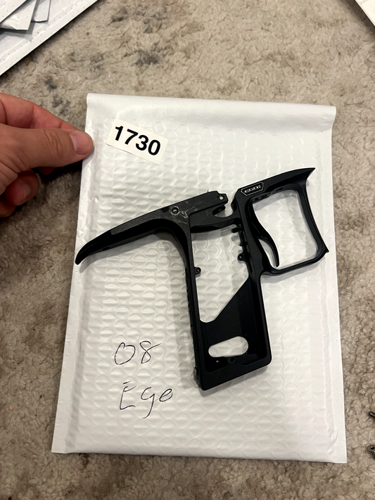 08 Planet Eclipse Ego Paintball Marker Frame - used paintball trigger frame - black
