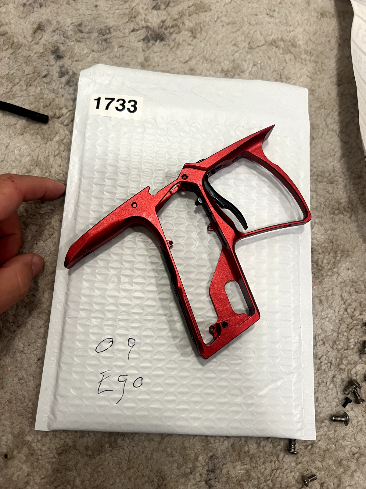 Ego 09 Red Paintball Frame