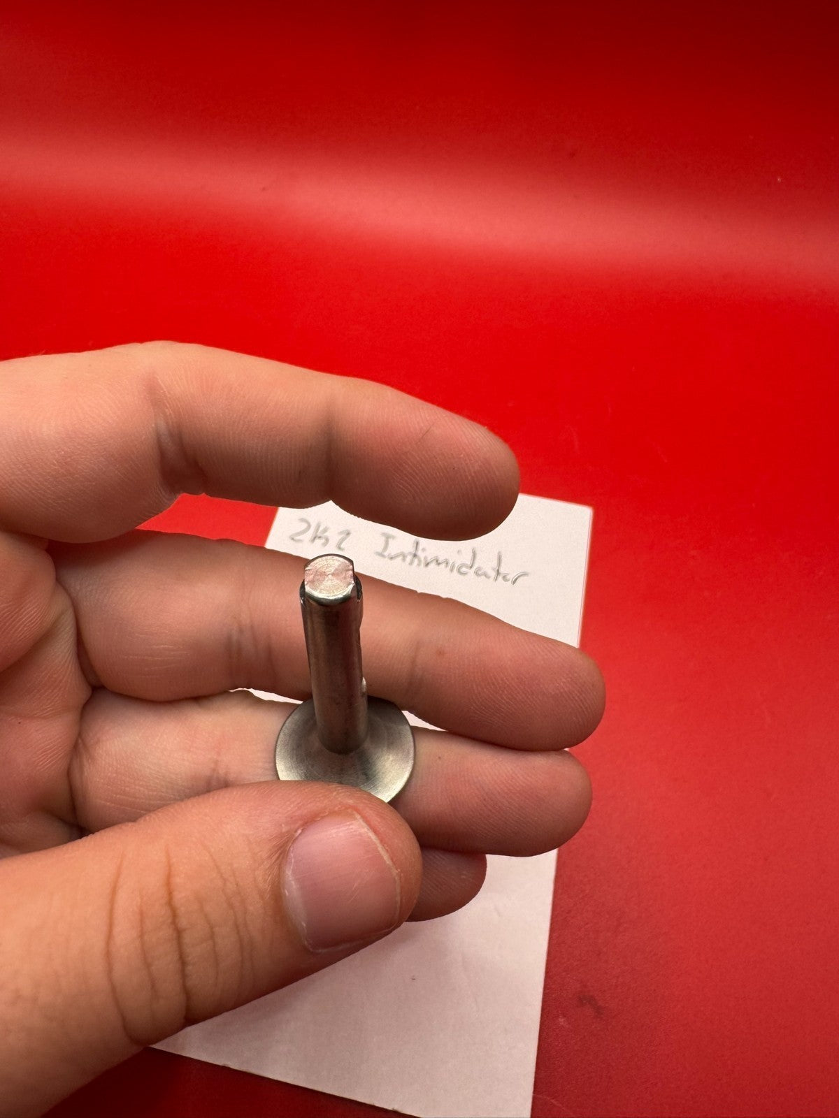 Bob Long 2K2 Intimidator Silver Bolt Pin