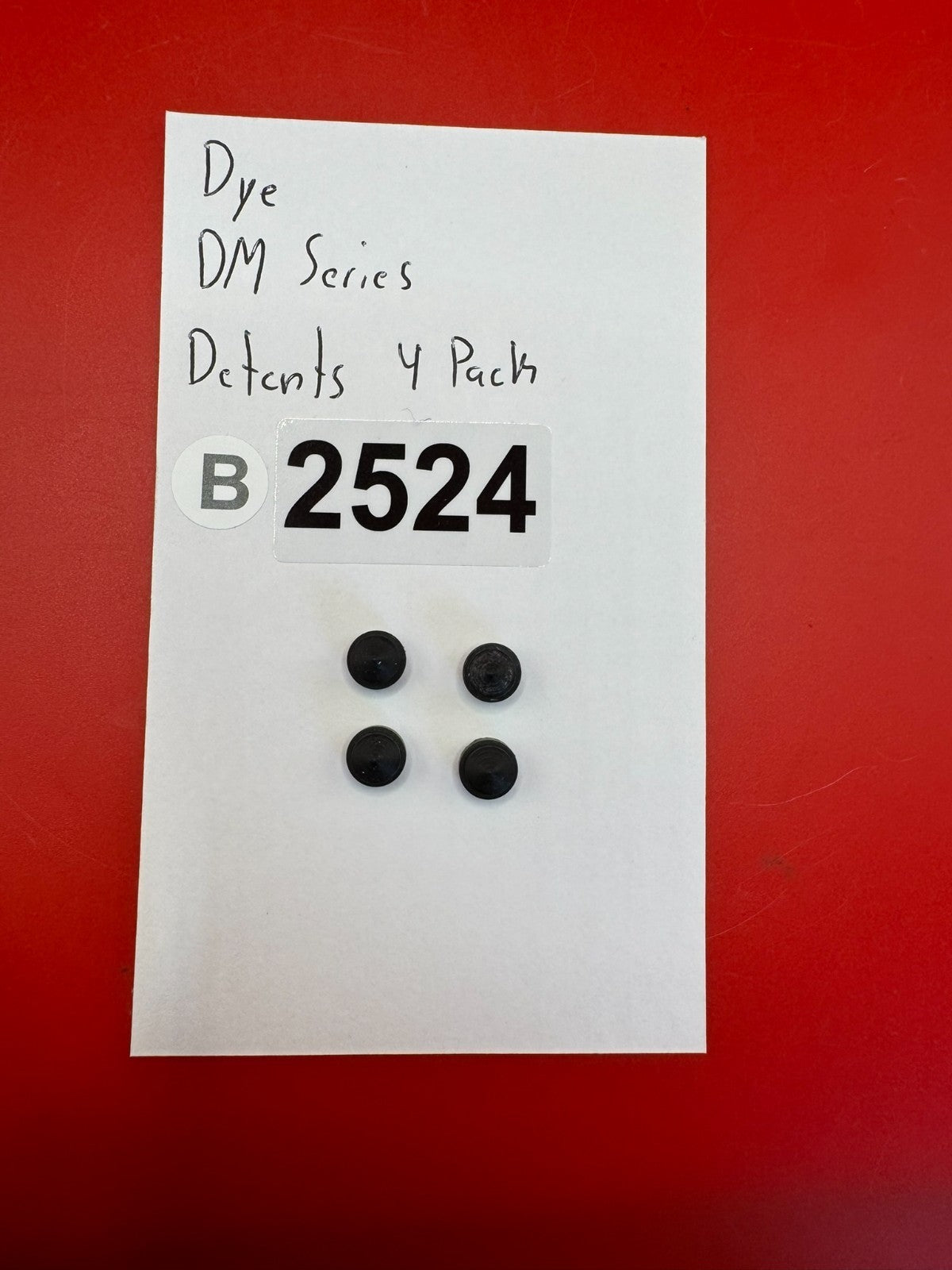 Dye DM Series Black Detents 4 Pack
