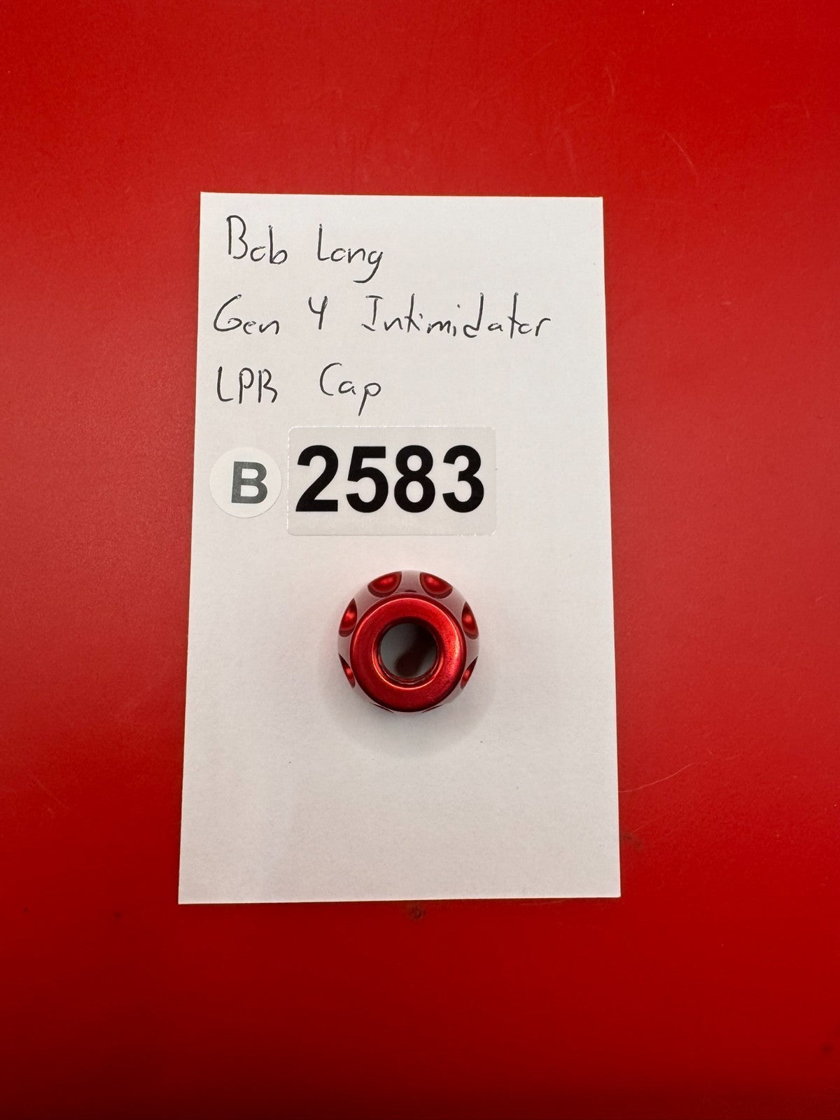 Bob Long Gen 4 Intimidator LPR Red Cap