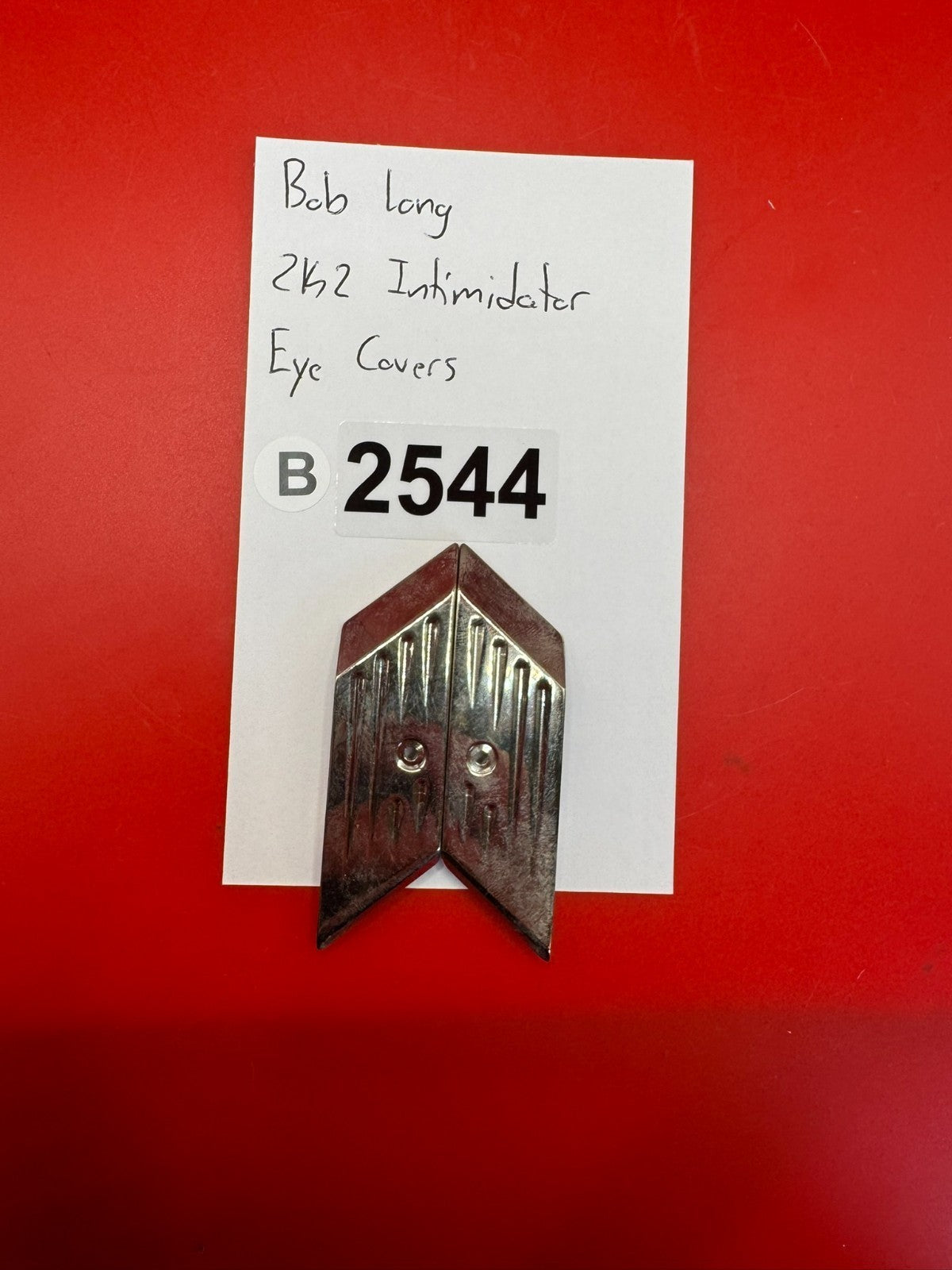 Bob Long 2K2 Intimidator Silver Eye Covers